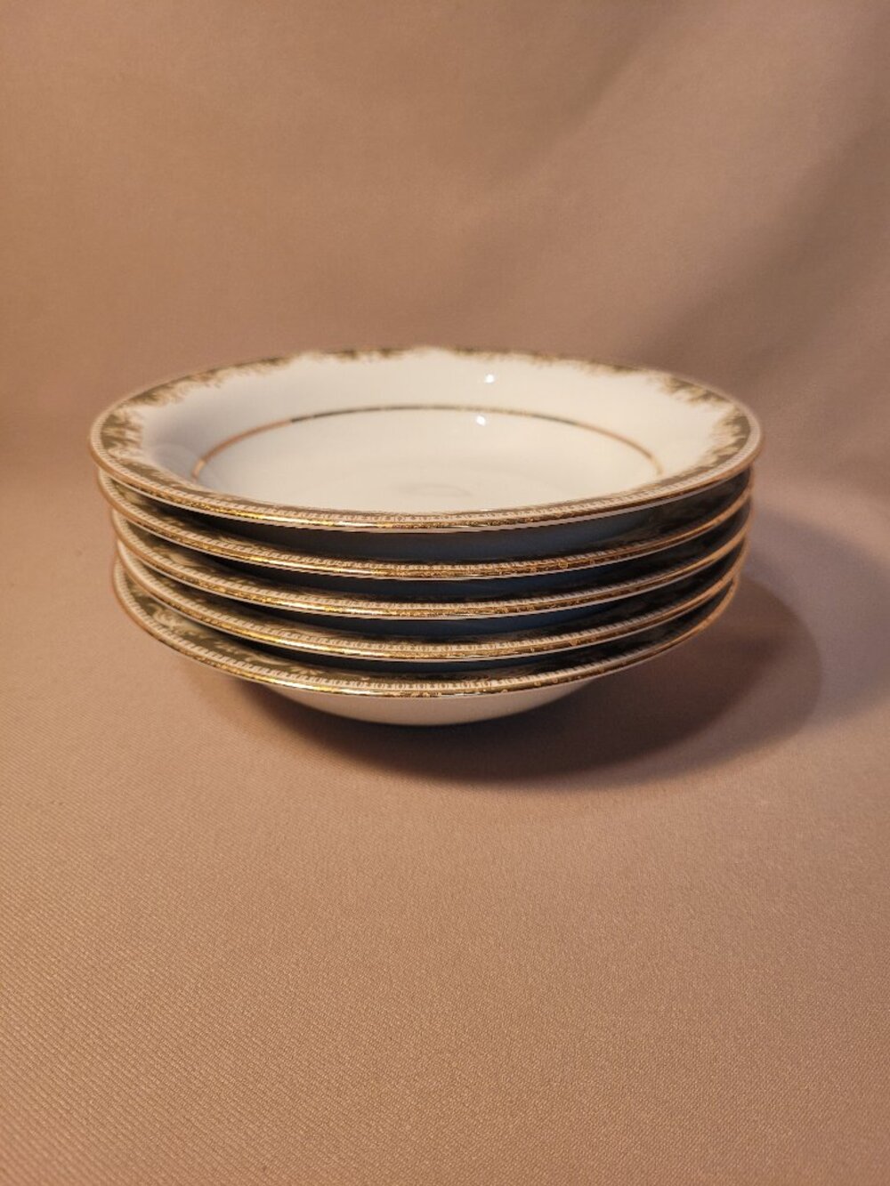Noritake Warrington 6872 Lot of 5 Coupe Soup Cereal Bowls 7 1/2" EXCELLENT!